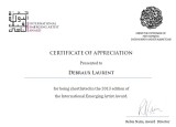 International Emerging Artist Award